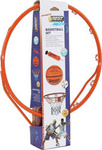 Obręcz do kosza 45cm z piłką i pompką Best sporting