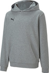 Bluza dla dzieci Puma teamGOAL 23 Casuals Hoody Jr Medi szara 656711 33