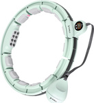 Koło hula hop zieloine z magnesami i obciążnikiem licznik HMS HHM13