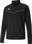 Bluza męska Puma teamRISE 1 4 Zip Top czarna 657394 03