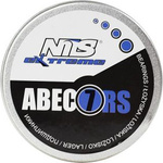 Łożyska ABEC-7 RS Carbon metal Nils Extreme 8 sztuk niebieskie