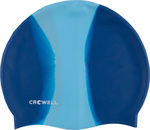 Czepek pływacki silikonowy Crowell Multi Flame granatowo-niebieski kol.04