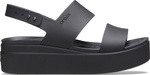 Sandały damskie Crocs Brooklyn Low Wedge czarne 206453 060