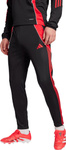 Spodnie męskie adidas Tiro 24 Slim Training czarno-czerwone JP2489