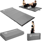 Materac gimnastyczny składany HMS Premium MGS01 2400x1200 mm szary