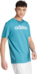 Koszulka męska adidas Essentials Single Jersey Linear Embroidered Logo Tee jasnoniebieska IJ8655
