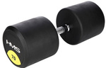 Hantla treningowa gumowana do ćwiczenia HMS HG Pro 70kg