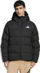 Kurtka męska adidas Essentials Climawarm 3 Stripes Puffer Down Hooded czarna JM4165
