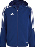 Kurtka dla dzieci adidas Tiro 23 League Windbreaker granatowa IA1627
