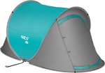 Namiot kempingowy turystyczny samorozkładający Nils camp NC3743 szaro-turkusowy 220x120x95cm