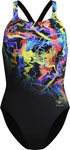 Damski Strój Kąpielowy Fl Placement Printed Powerback Af  rozmiar 32