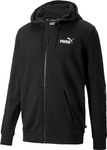 Bluza męska Puma ESS Tape Full-Zip Hoodie TR czarna 848768 01
