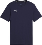 Koszulka dla dzieci Puma Team Goal Casuals Tee granatowa 658616 06