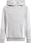 Bluza dla dzieci adidas Tiro 24 Hooded Sweat szara IR7505