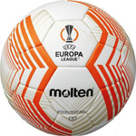 Piłka nożna Molten Fifa Official UEFA Europa League Acentec biało-pomarańczowa F5U5000-23