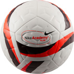 Piłka nożna Nike Academy Plus biało-pomarańczowo-czarna HV6261 100
