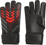 Rękawice bramkarskie dla dzieci adidas Predator Training Goalkeeper czarno-czerwone JM6826