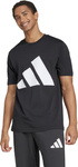 Koszulka męska adidas Essentials Big Logo Single Jersey Tee czarna JE8945