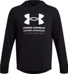 Bluza męska Under Armour UA Rival Terry Graphic Hoodie czarna 1386047 001
