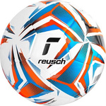 Piłka nożna Reusch Attrakt Silver biało-niebiesko-pomarańczowa 5554004 1619