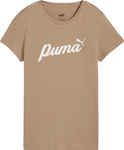 Koszulka damska Puma ESS Script beżowa 679315 67