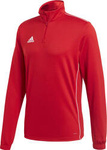 Bluza męska adidas Core 18 Training Top czerwona CV3999
