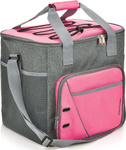 Torba termiczna Meteor Frosty 30L różowo-szara 74640