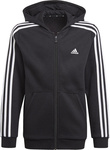 Bluza dla dzieci adidas Essentials 3-Stripes Hoodie czarna GQ8900