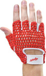 Rękawiczki treningowe kulturystyczne rowerowe siatka Allright czerwone rozmiar XXL