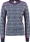 Damska bluza termoaktywna wełna merino Kari Traa Floke ls royal granatowa rozmiar M