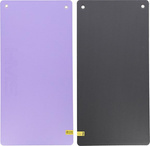 Mata do ćwiczeń fitness klubowa z otworami MFK07 HMS Premium 120x60x1,5 cm EVA fioletowo-czarna