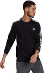 Bluza męska adidas Essentials Sweatshirt czarna GK9106