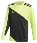 Bluza bramkarska dla dzieci adidas Squadra 21 Goalkeeper Jersey Youth czarno-limonkowa GN5794