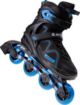 Łyżworolki męskie Hi-tec ABEC-7 czarno-niebieskie rozmiar 40