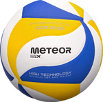 Piłka siatkowa Meteor Max 2000 niebiesko-żółto-biała 17409
