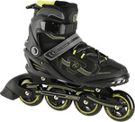 Łyżworolki rolki Nils Extreme NA9157 ABEC-9 koła 84mm czarno-żółty rozmiar 41