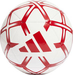 Piłka nożna adidas Starlancer Club biało-czerwona JM1800