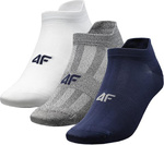 Skarpety męskie 4F biały,szary melanż,granat H4L21 SOM004 10S 23M 31S