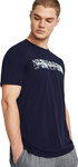 Koszulka męska Under Armour Camo Chest Stripe granatowa 1376830 410