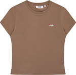 Koszulka damska Fila Trivero beżowa FAW1205 70008