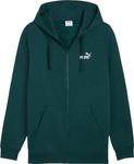 Bluza męska Puma ESS No.1 Logo Full-Zip Hoodie FL zielona 682658 75