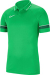 Koszulka męska Nike DF Academy 21 Polo SS zielona CW6104 362