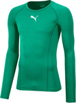 Koszulka termoaktywna męska Puma Liga Baselayer Tee LS zielona 655920 05