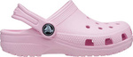 Chodaki sandały klapki dla dzieci Crocs Kids Toddler Classic Clog różowe 206990 6GD