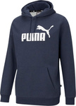 Bluza męska Puma ESS Heather Hoodie FL granatowa 586739 06