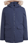 Kurtka męska adidas Parka Hooded Fur granatowa IK0552
