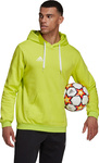 Bluza męska adidas Entrada 22 Hoody limonkowa HC5083