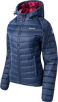 Damska kurtka zimowa pikowana puchowa z kapturem Hi-tec Lady Carson granatowa rozmiar S