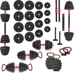 Zestaw ciężarów 30kg HMS sgn130 pro set 6w1