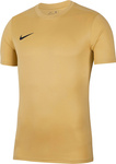 Koszulka treningowa męska Nike Dry Park VII JSY SS złota BV6708 729